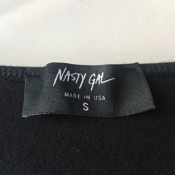 ✨NASTY GAL BLACK BODYSUIT✨ - Picture 2 of 4